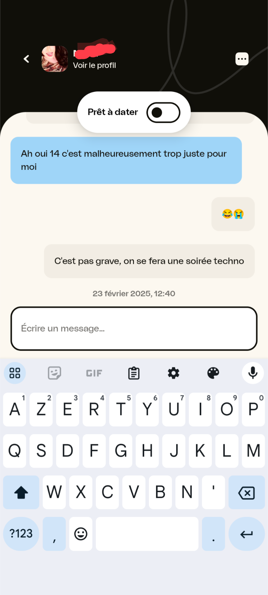 Je me suis fait recaler par une nympho sur happn car ma bite n'est pas assez grande