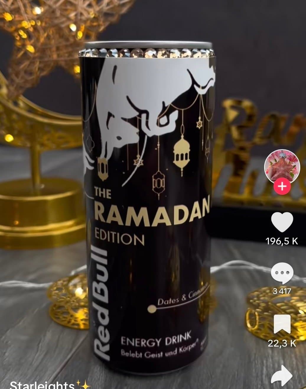 Red bull sort la boisson «  Édition Ramadan » ☪️ !!