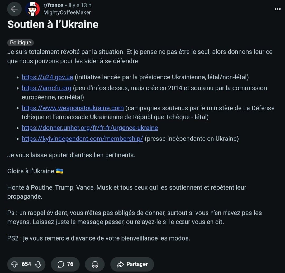 Reddit France réagit à l'échange Zelensky-Trump