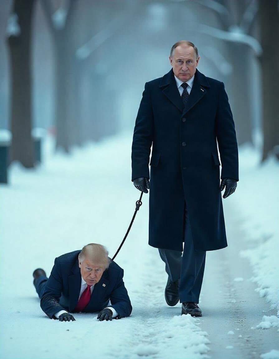 Poutine a fait de Trump son clebard