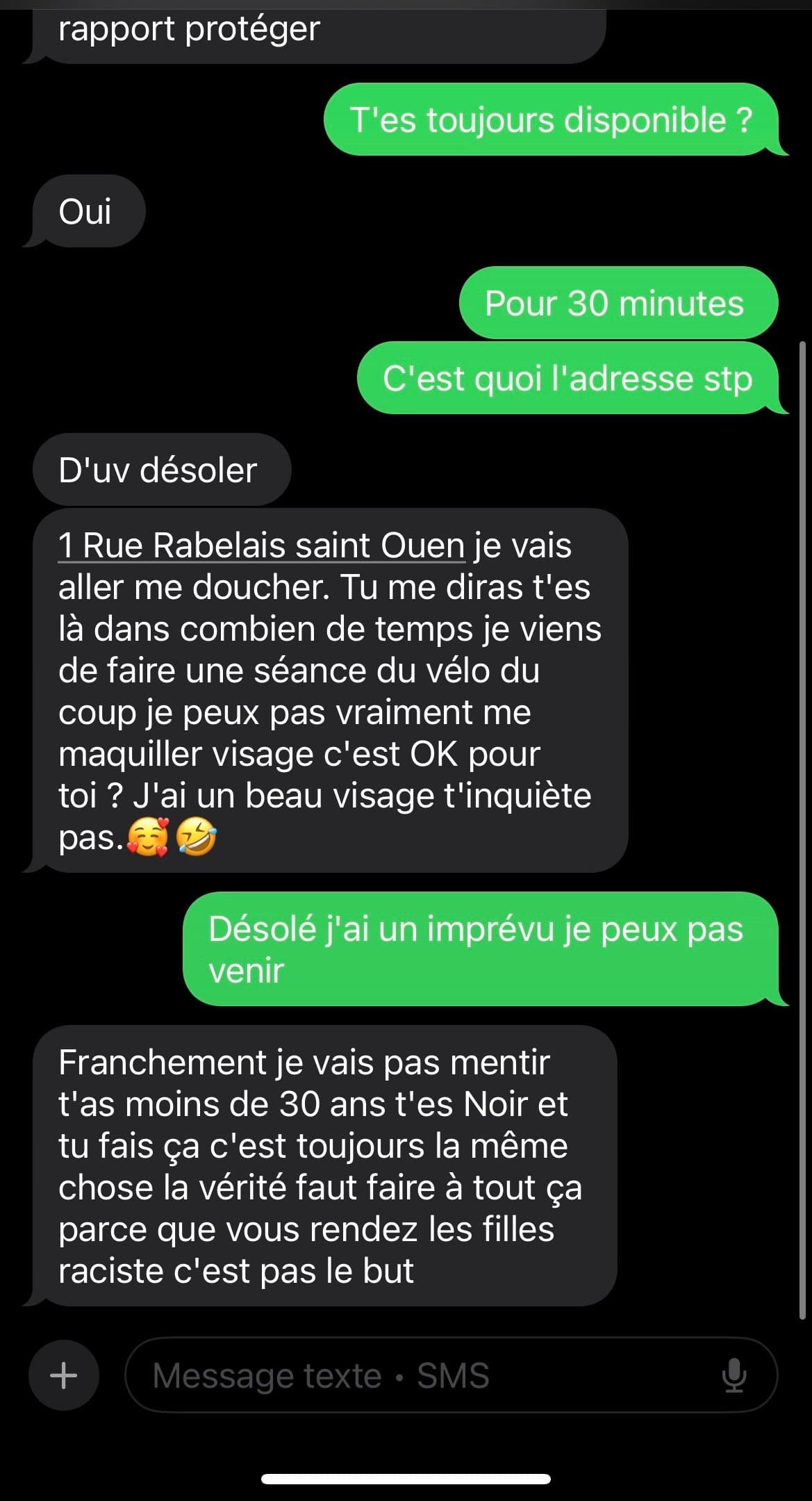 Je reponds quoi à cette 10/10 de ma FAC ?