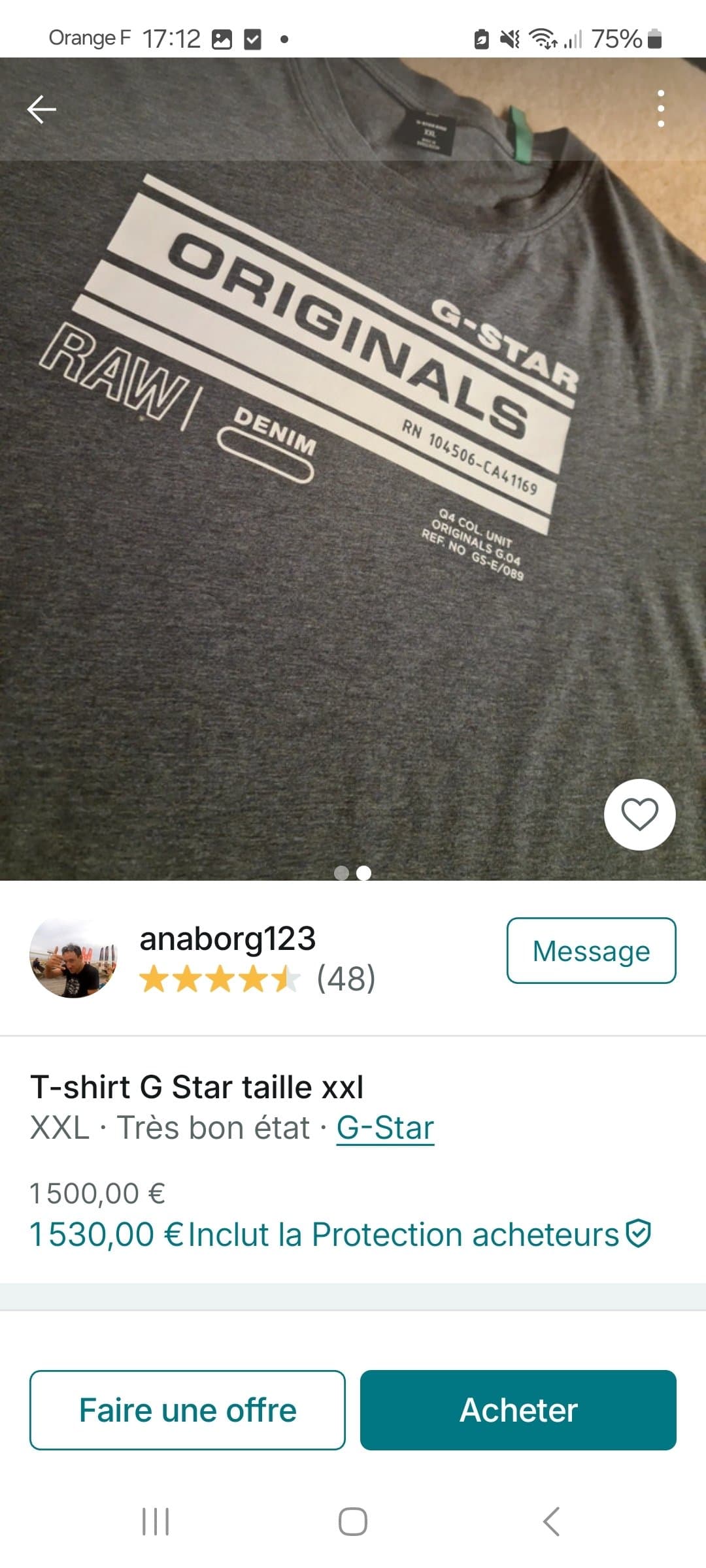 [Vinted ✅️] Ce CAPITALISTE DÉTER vend ses JEANS G-STAR 30K