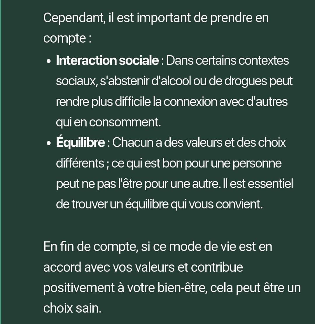 Chat GPT insinue qu'il faut prendre de la DROGUE