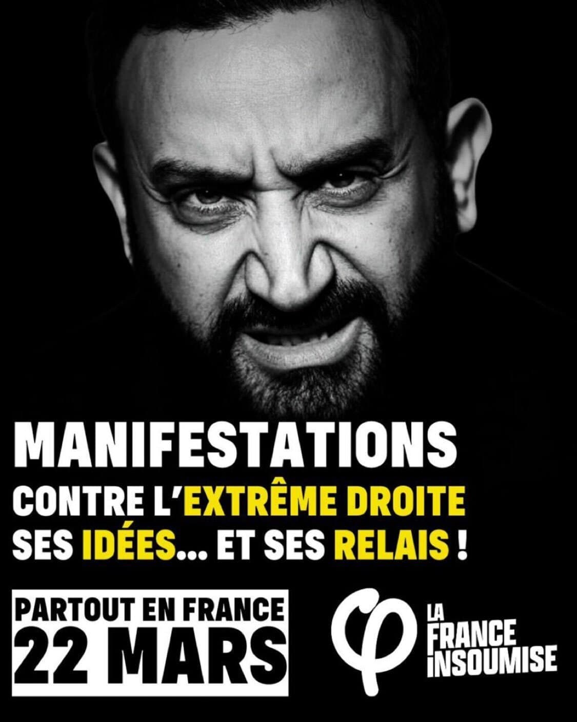 [PHOTO] LFI a fait des affiches antisémites avec la photo de Cyril Hanouna