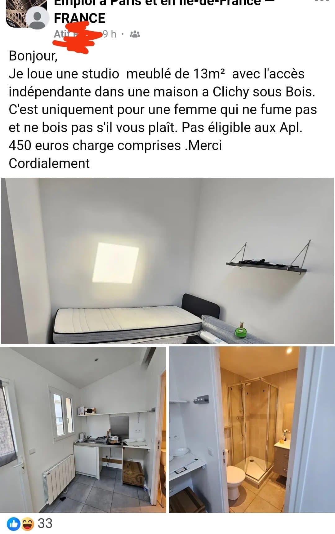 Ayyaa il veut louer sa chambre "Que pour femme" et se fait incendier