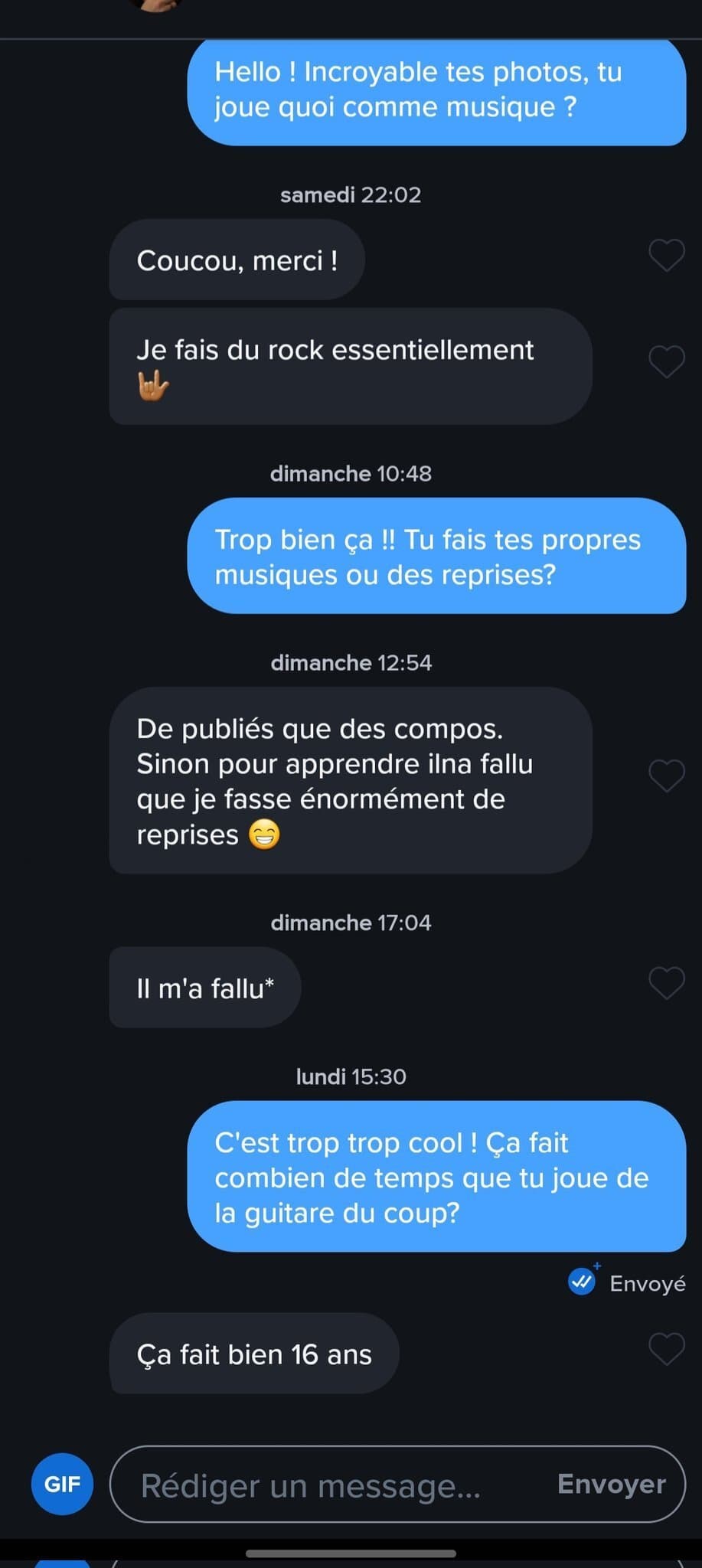 [Fille] trouvez le problème dans cette conversation