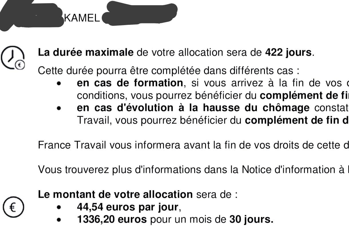 Je suis au chômage soit 1300€ / mois sans rien foutre !