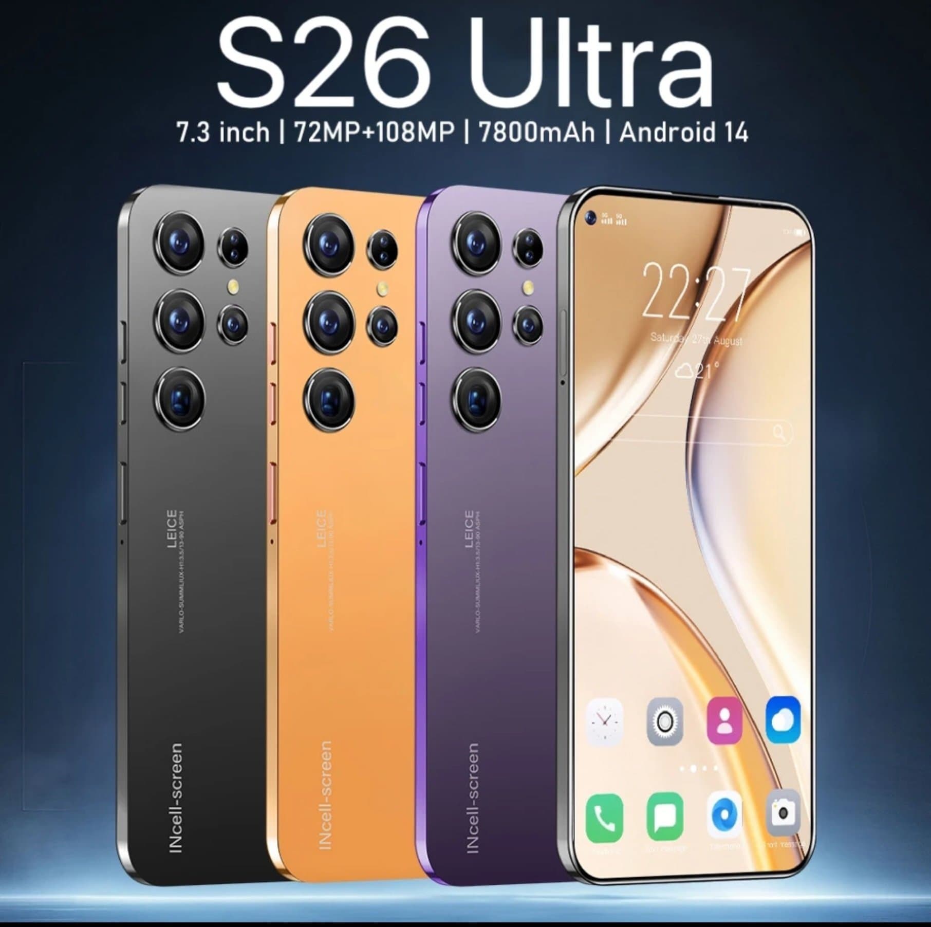 ALERTE !!! Le Samsung S26 Ultra fera 7.4" et une batterie de 7800 mah !!!