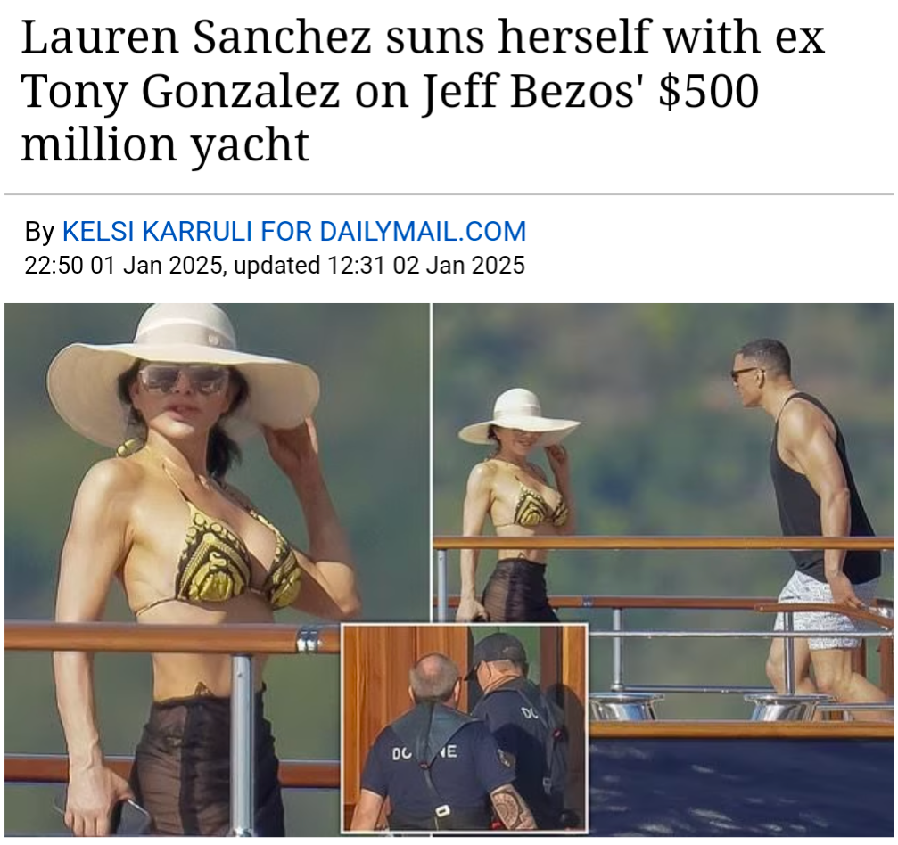 ALERTE  NUCLEAIRE 🔴 Jeff BEZOS se fait CUCK sur son propre YACHT par l'EX de sa FEMME !!