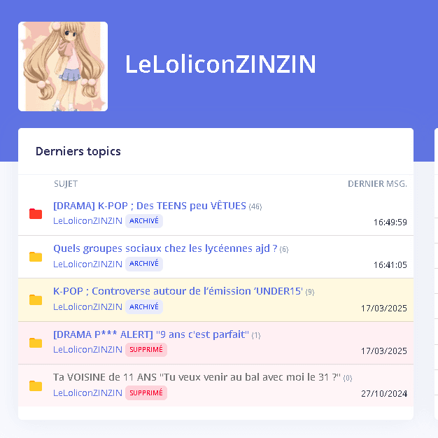 J'ai trouvé un pédo sur le fofo