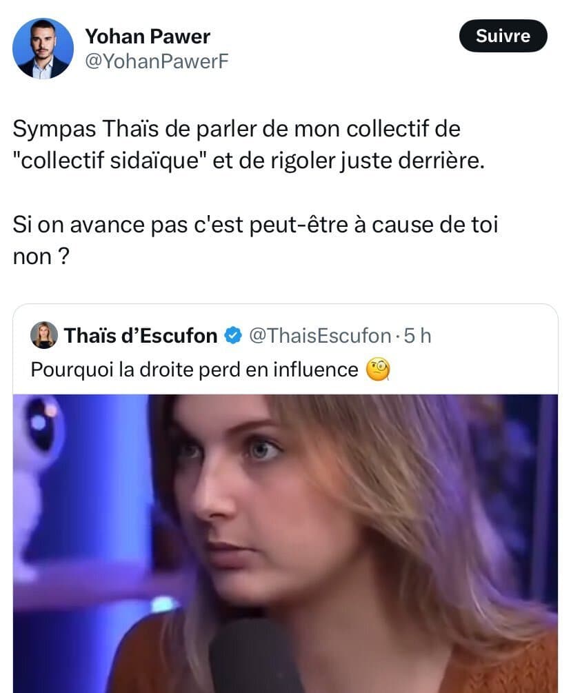 THAIS a violemment insulté le militant homonationaliste Yohan Pawer