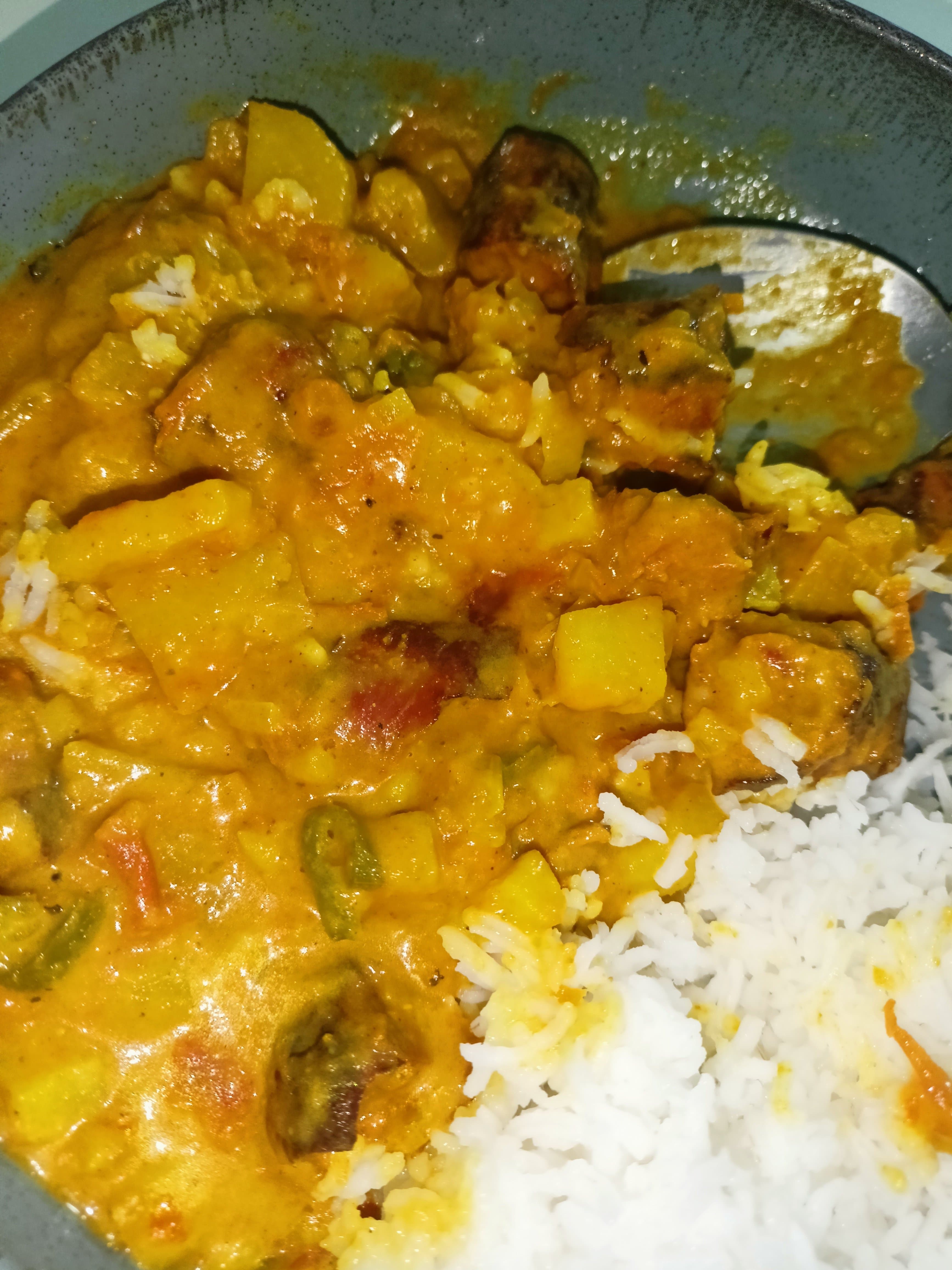 Mon CURRY MERGUEZ pour briser le jeûne EBAHIT les foromeurs du 18-25 jvc