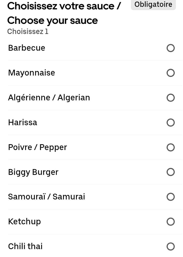 Quel est la meilleure sauce dans un tacos parmi ses choix  ?
