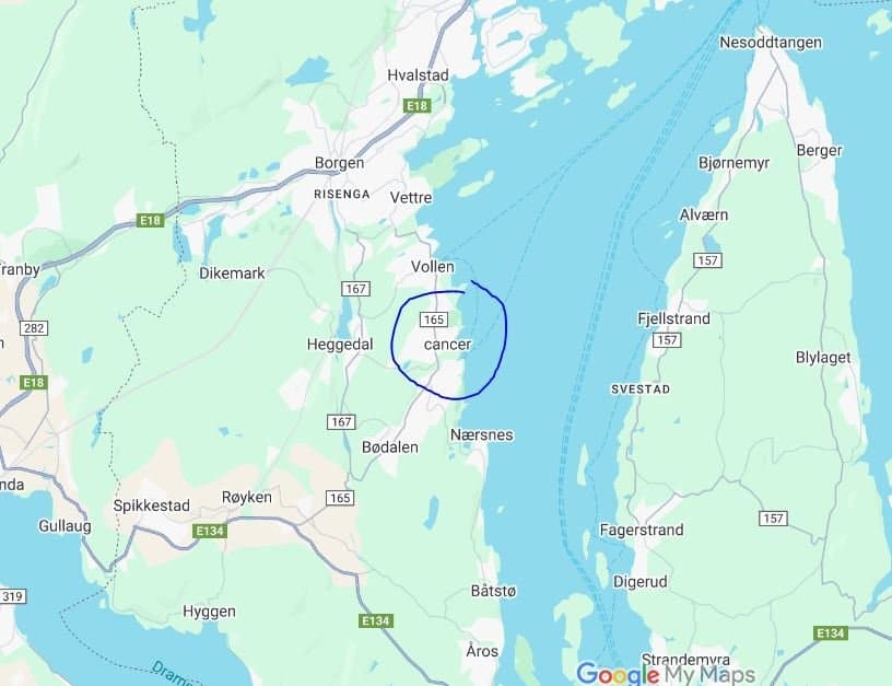 [NOFAKE] Il y a une VILLE qui s'appelle c****** en NORVEGE :rire: