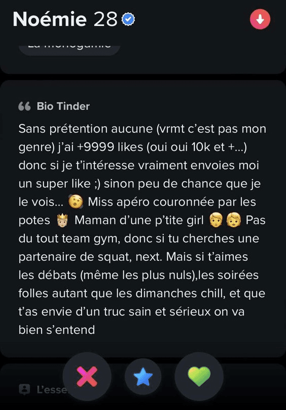 la bio de cette 2/10 sur tincer ta reac ?