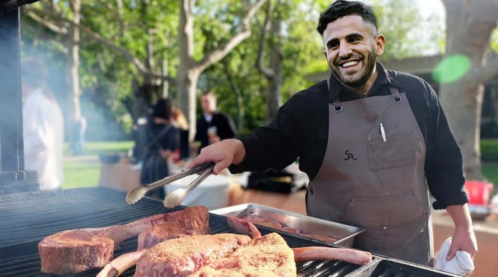 Le joueur de foot Grillade Merguez