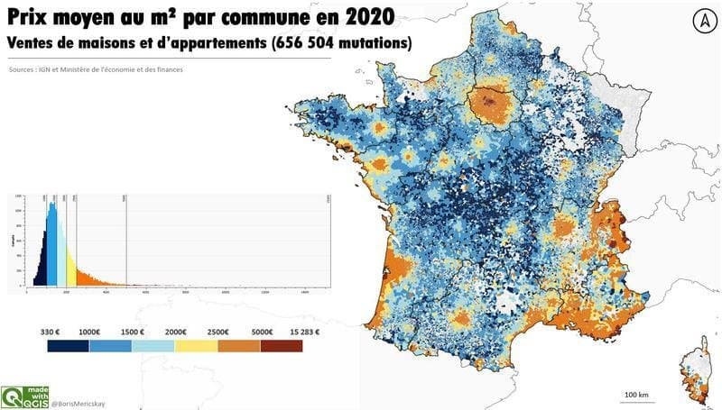 C'est presque GRATUIT de vivre dans 90% des communes FRANÇAISES