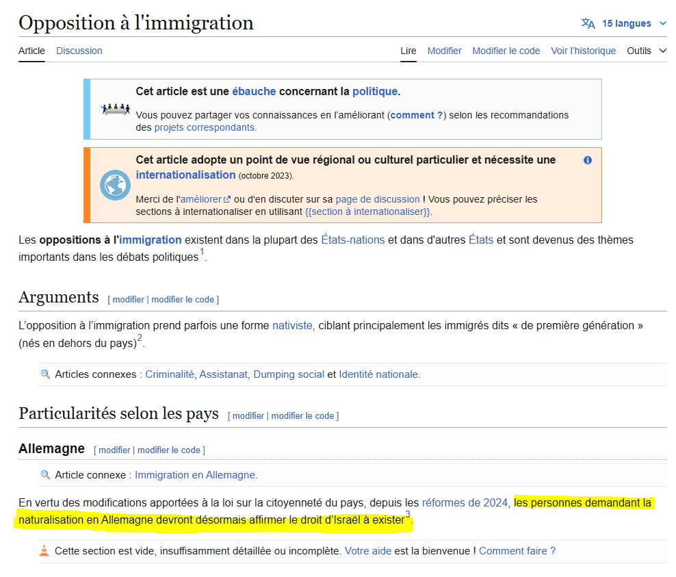 WIKIPEDIA : Vous pourriez devenir ALLEMAND vous ?