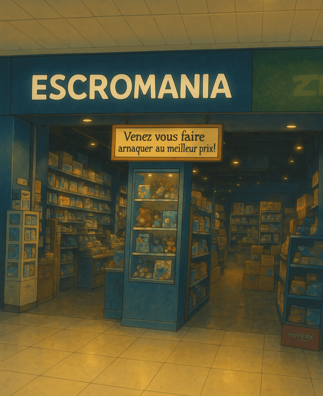 Le délire escromania est devenu réalité
