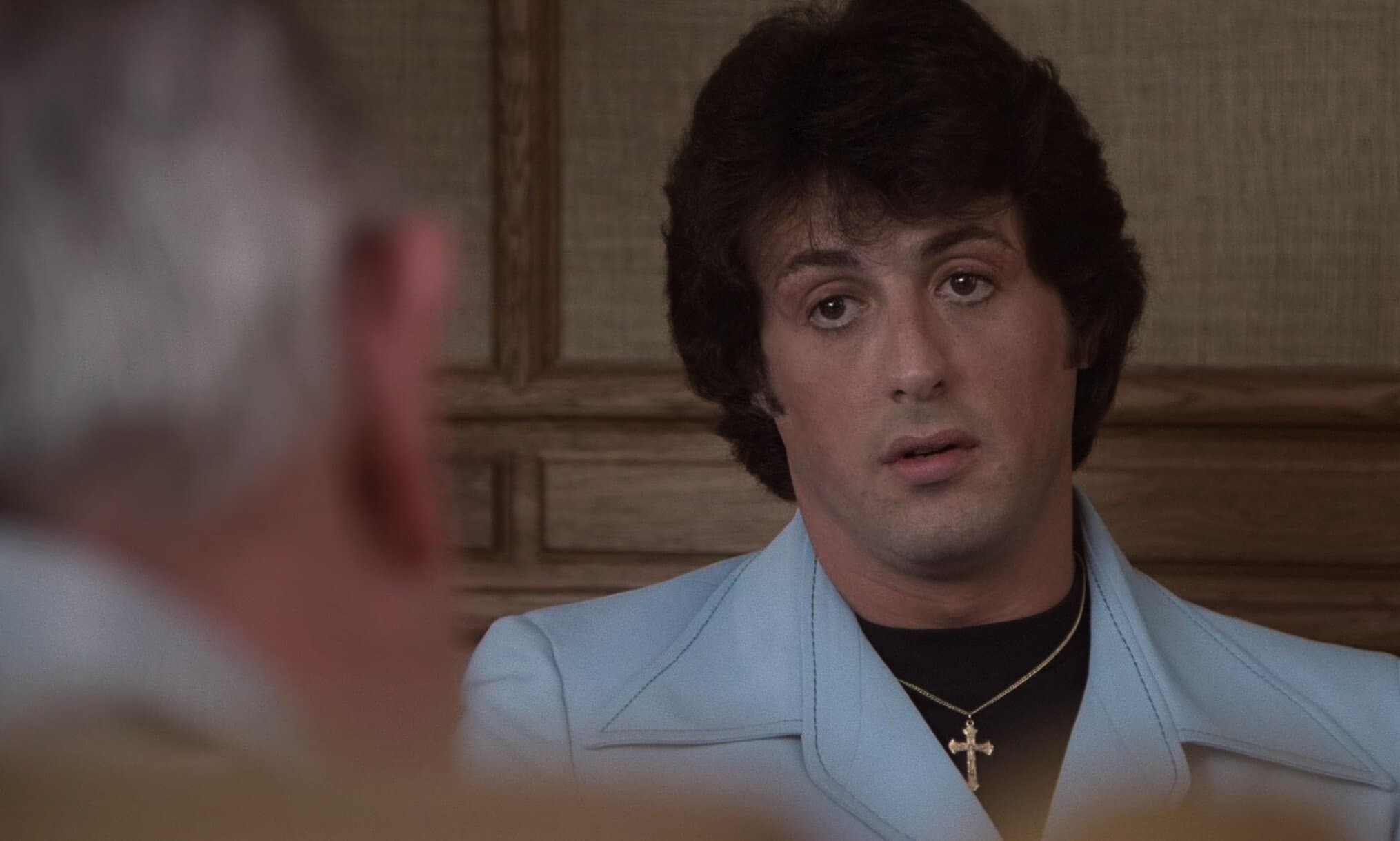 Stallone qui passe balourd à Chad entre Rocky II et Rocky III