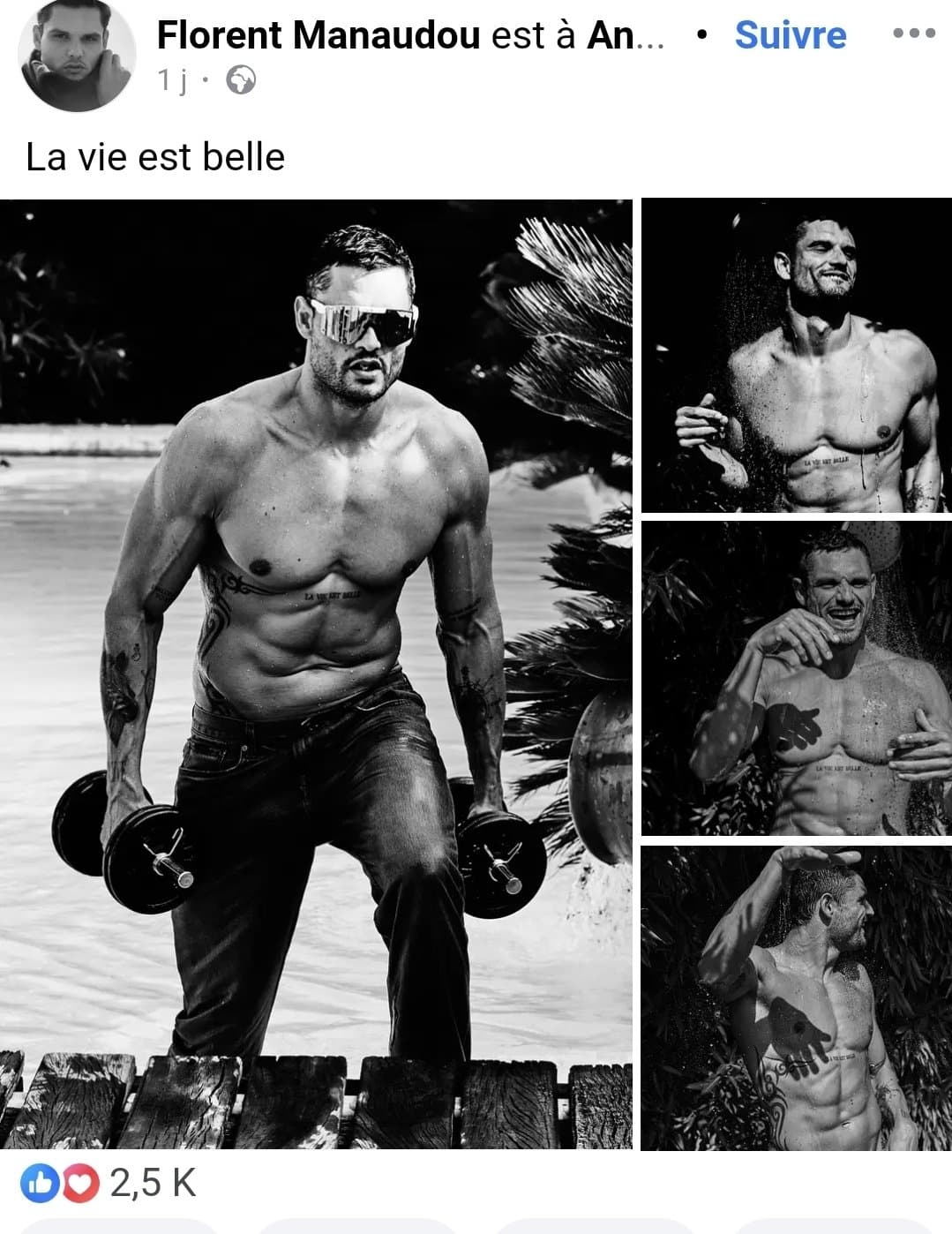 Florent Manaudou "la vie est belle"