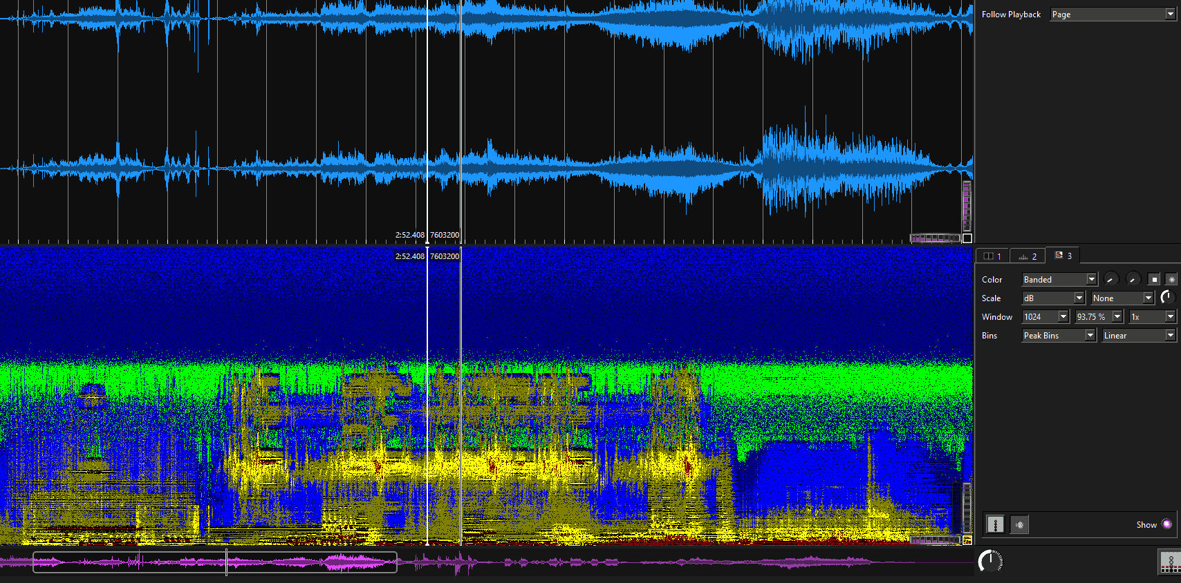 NEED HELP SPECTROGRAMME POSSIBLE
