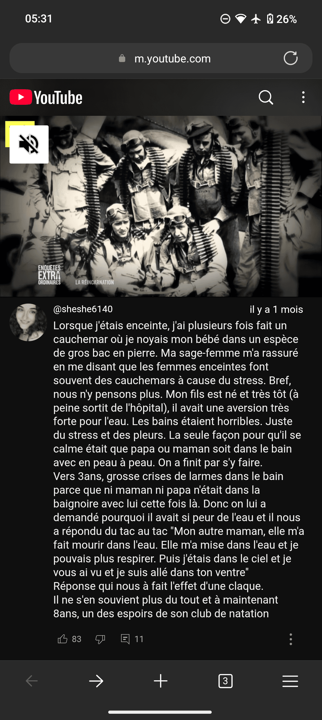 Ce témoignage d'une femme sur son enfant de 3 ans AYAAAA