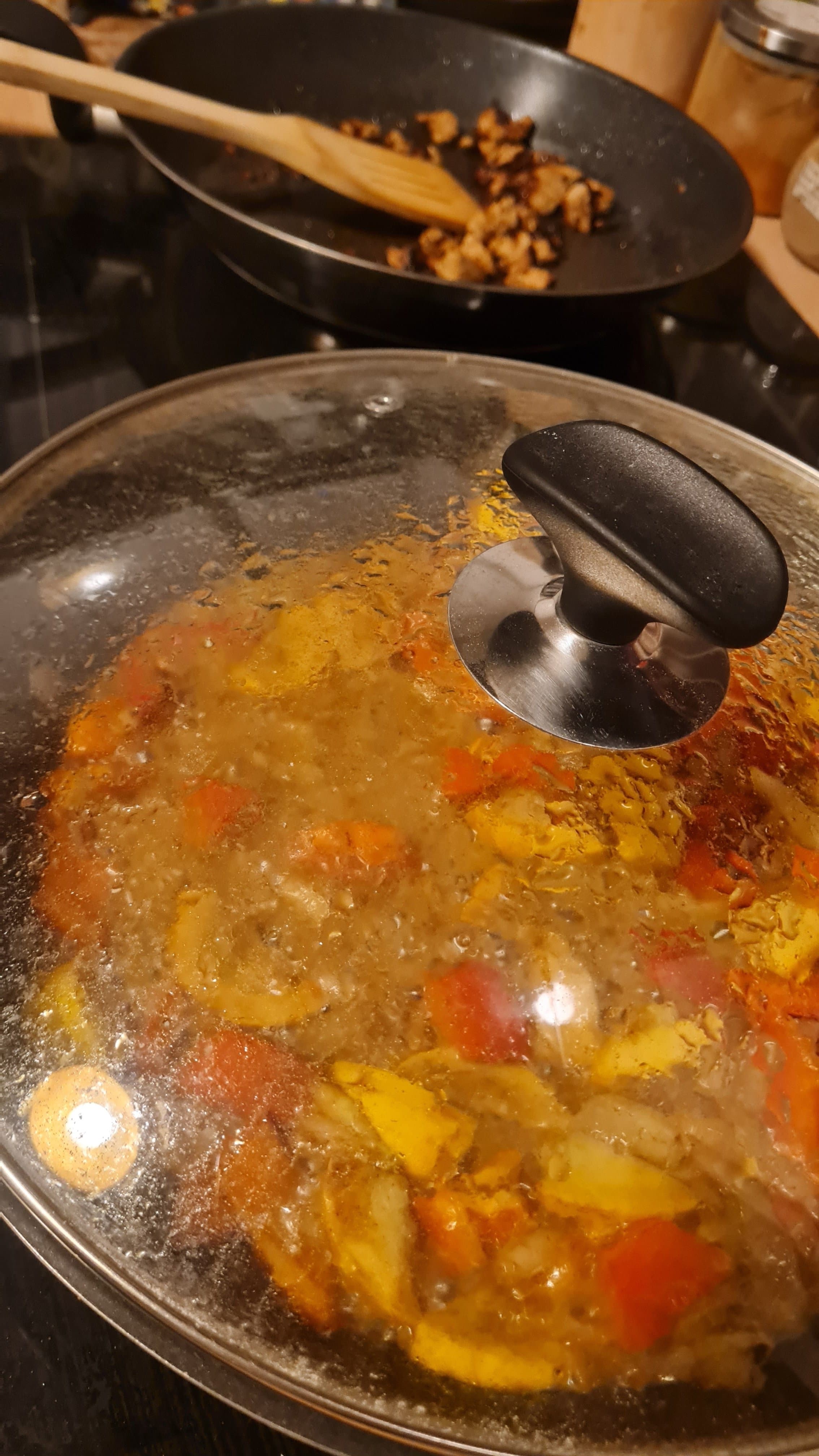 Je FAIS un CHILI SIN CARNE