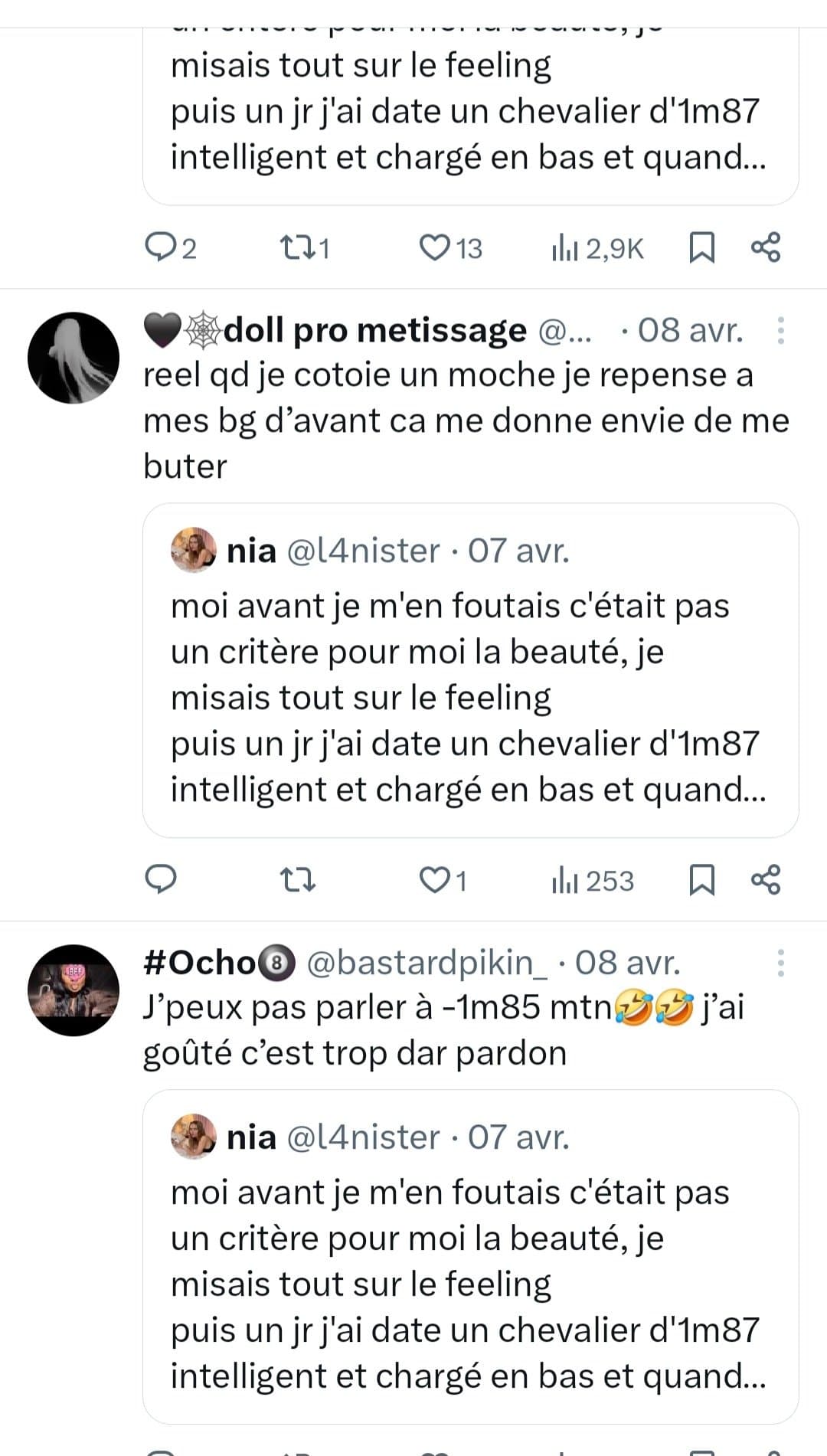Cette meuf : mini 1m87 avec une grosse bite