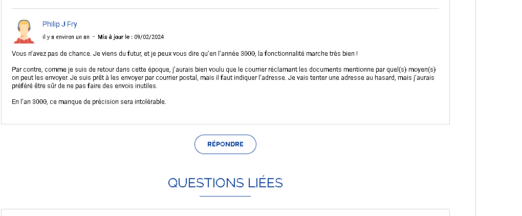 AYAAA CES réponses sur le site de la CPAM d'AMELIE