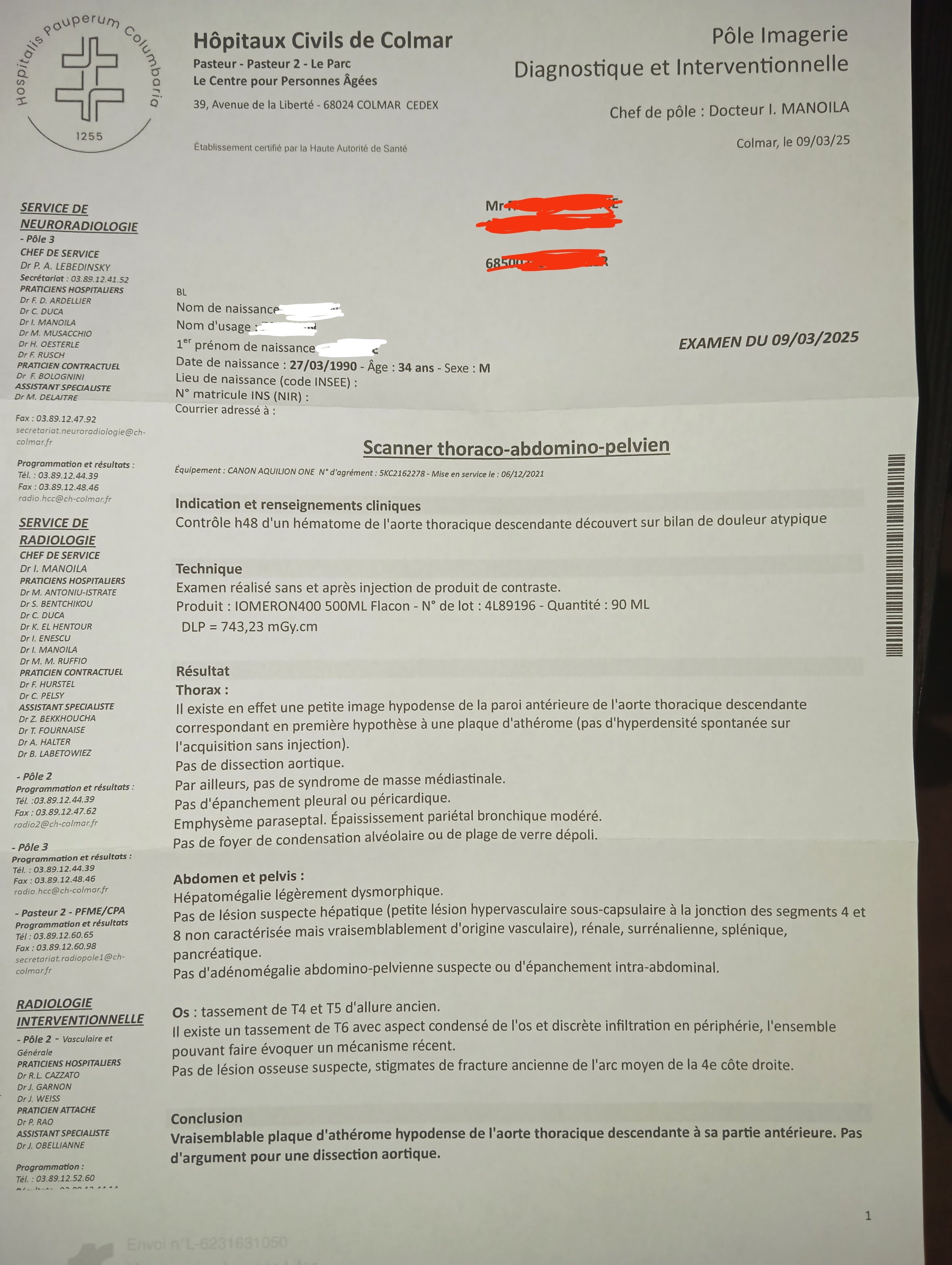 [HELP] Mes résultats de SCANNER de L'HOSTO