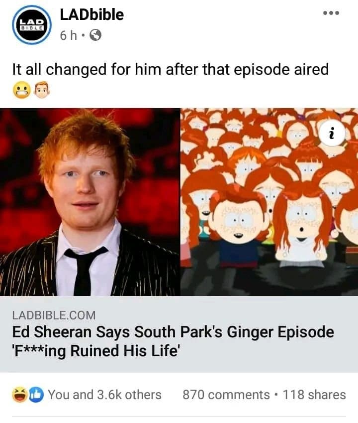 Vous vous rappelez de Ed SHEERAN ??