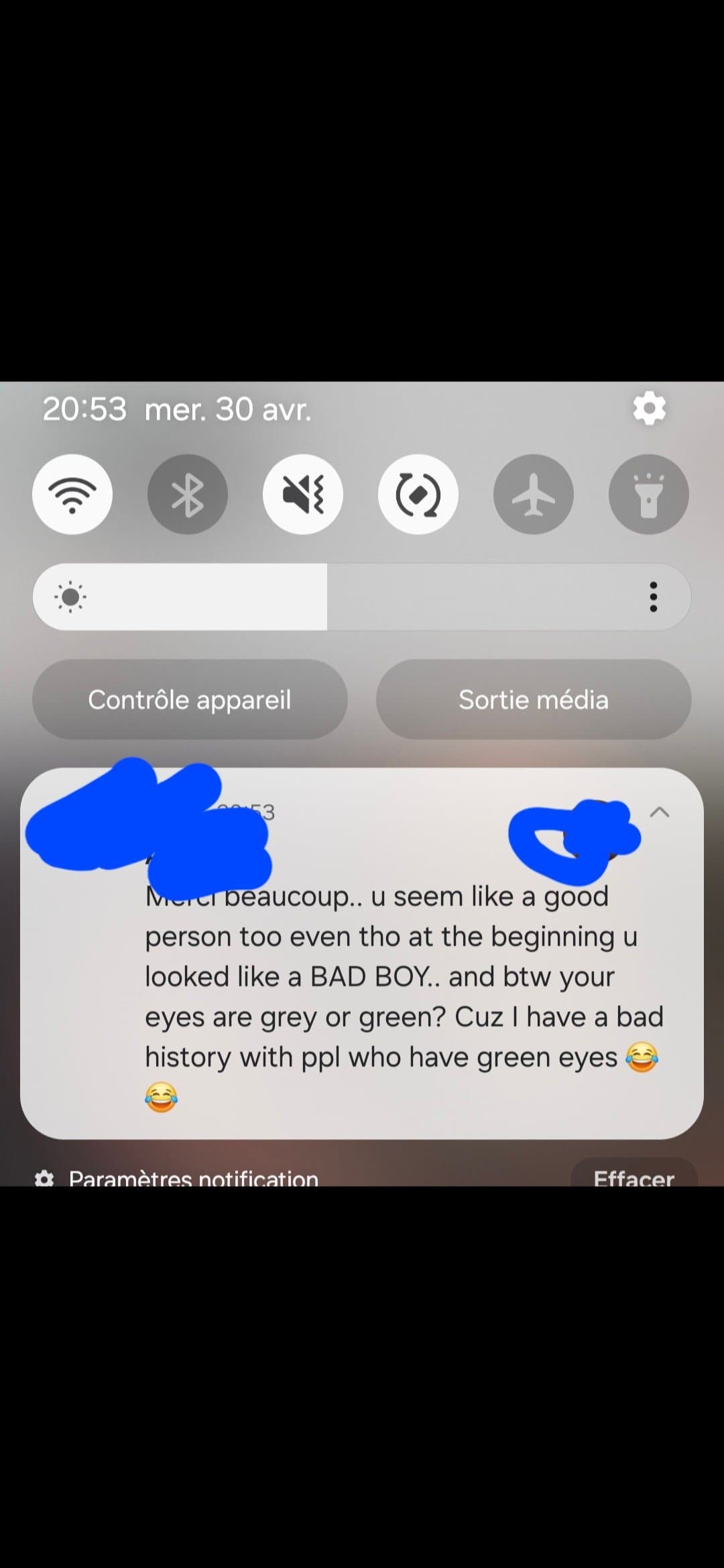 Cette 6.5/10 étudiante ERASMUS : u look like a badboy