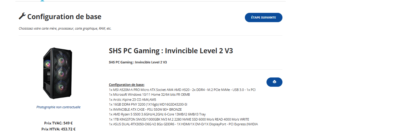 [PHOTO) Mon PC gameur à seulement 500 euros FAIT TOUT TOURNER ahi