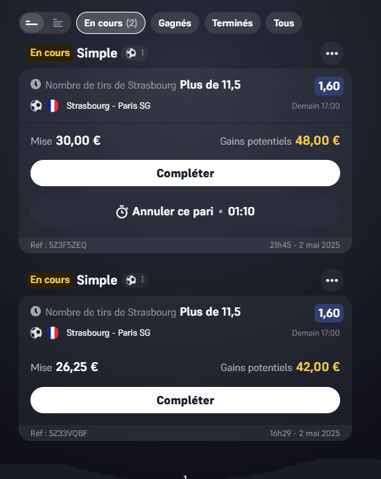 [ARGENT GRATUIT] Posez votre MAISON SUR STRASBOURG + 11,5 TIRS demain contre le PSG