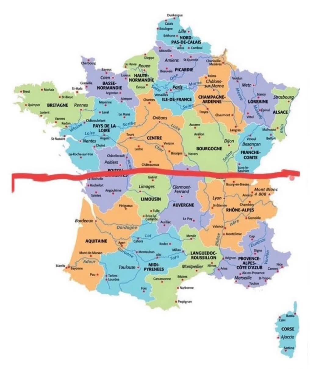 Une guerre nord vs sud de la France, qui gagne