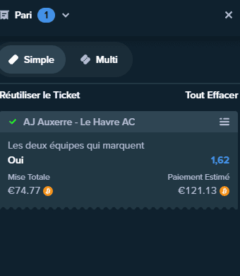 [ARGENT GRATUIT] Posez votre MAISON SUR AUXERRE - LE HAVRE les deux équipes MARQUENT !