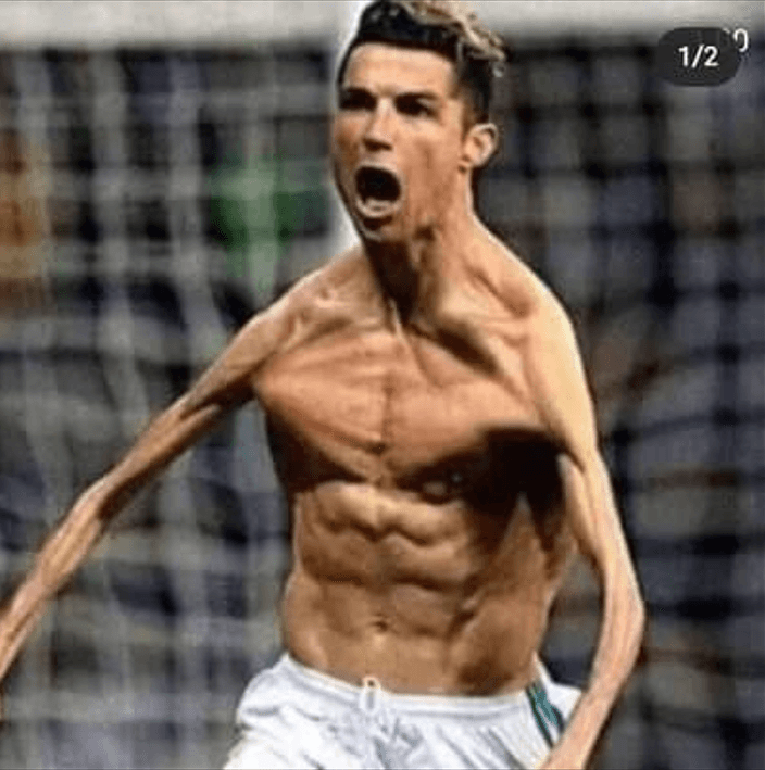 Le physique de CRISTIANO RONALDO