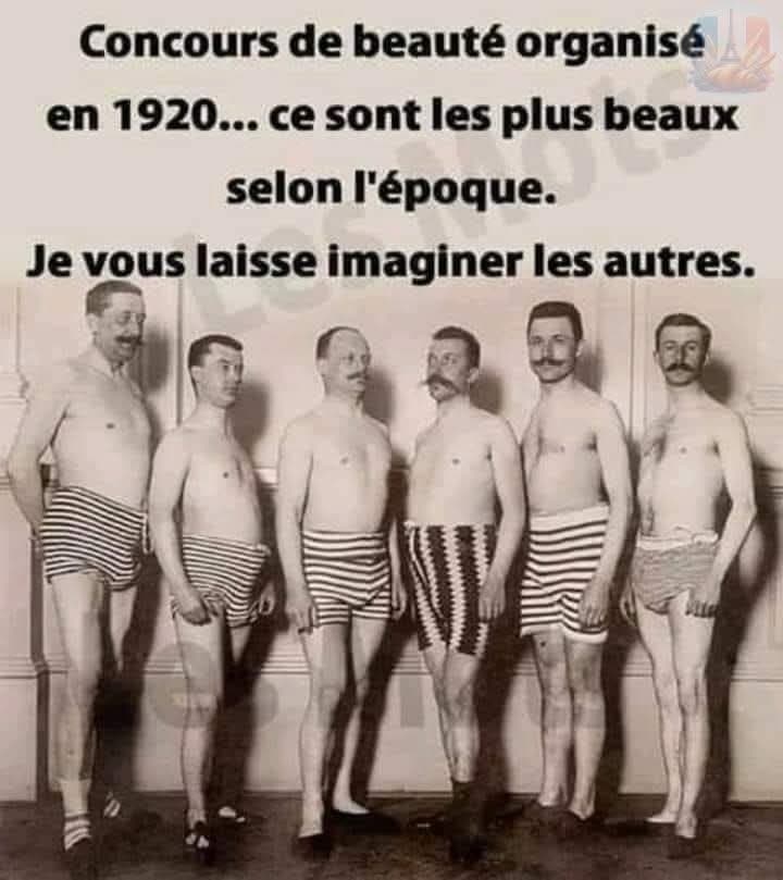 la shape d'un homme lambda en 1920
