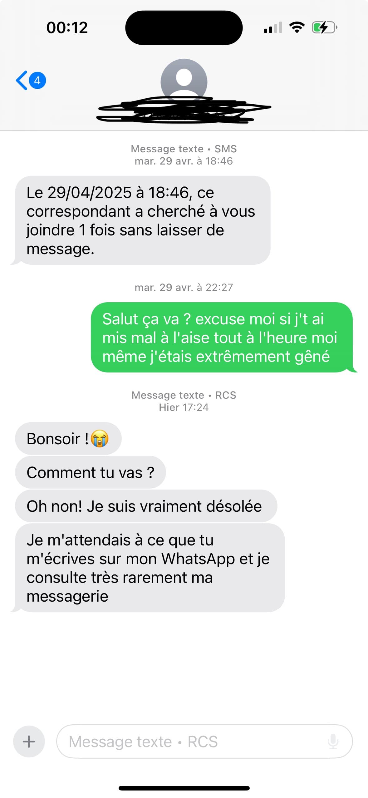 [MESSAGES] Je fais quoi avec la meuf les kheys