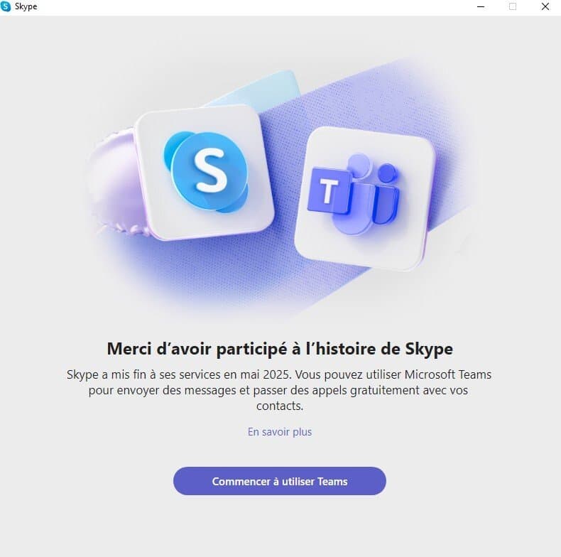 CA Y EST, SKYPE EST OFFICIELLEMENT MORT !