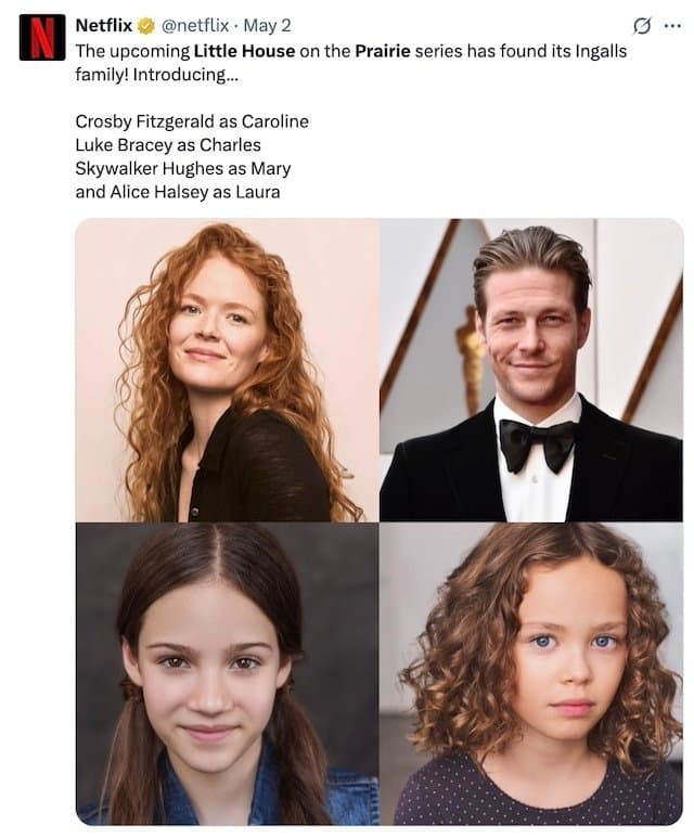 Le casting du remake de "La petite maison dans la prairie"