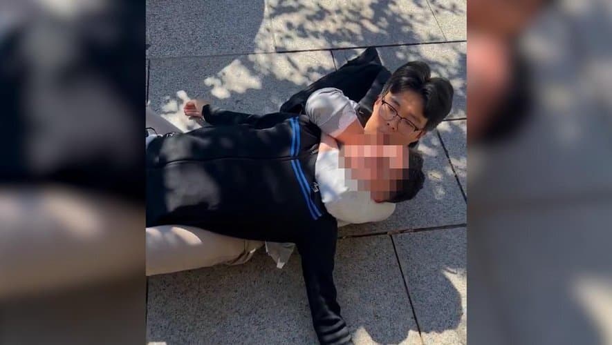 Le VOLEUR maitrisé par un TOURISTE chinois a été LIBÉRÉ