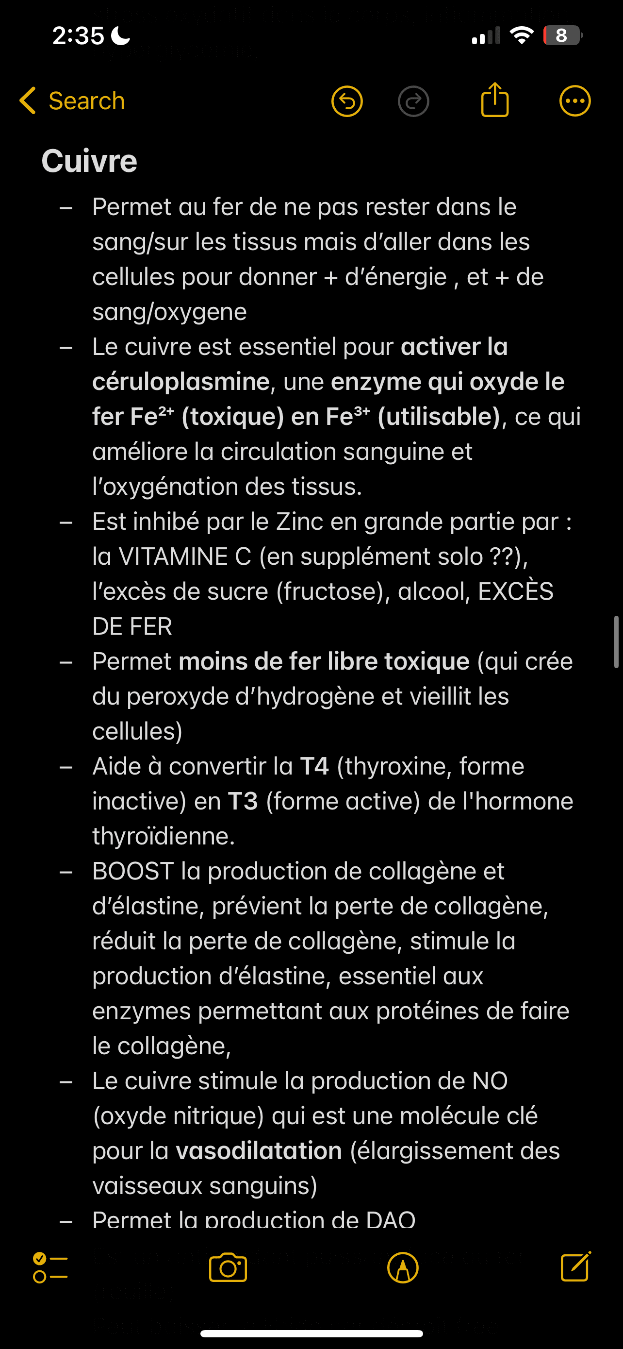 Aaaaaaaaaya je suis à 3 mois de cuivre je suis passé de Norwood 5 à 2
