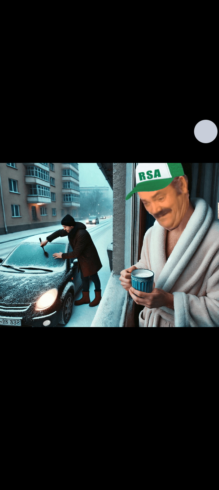 Aah j'ai froid enroulé dans me couette