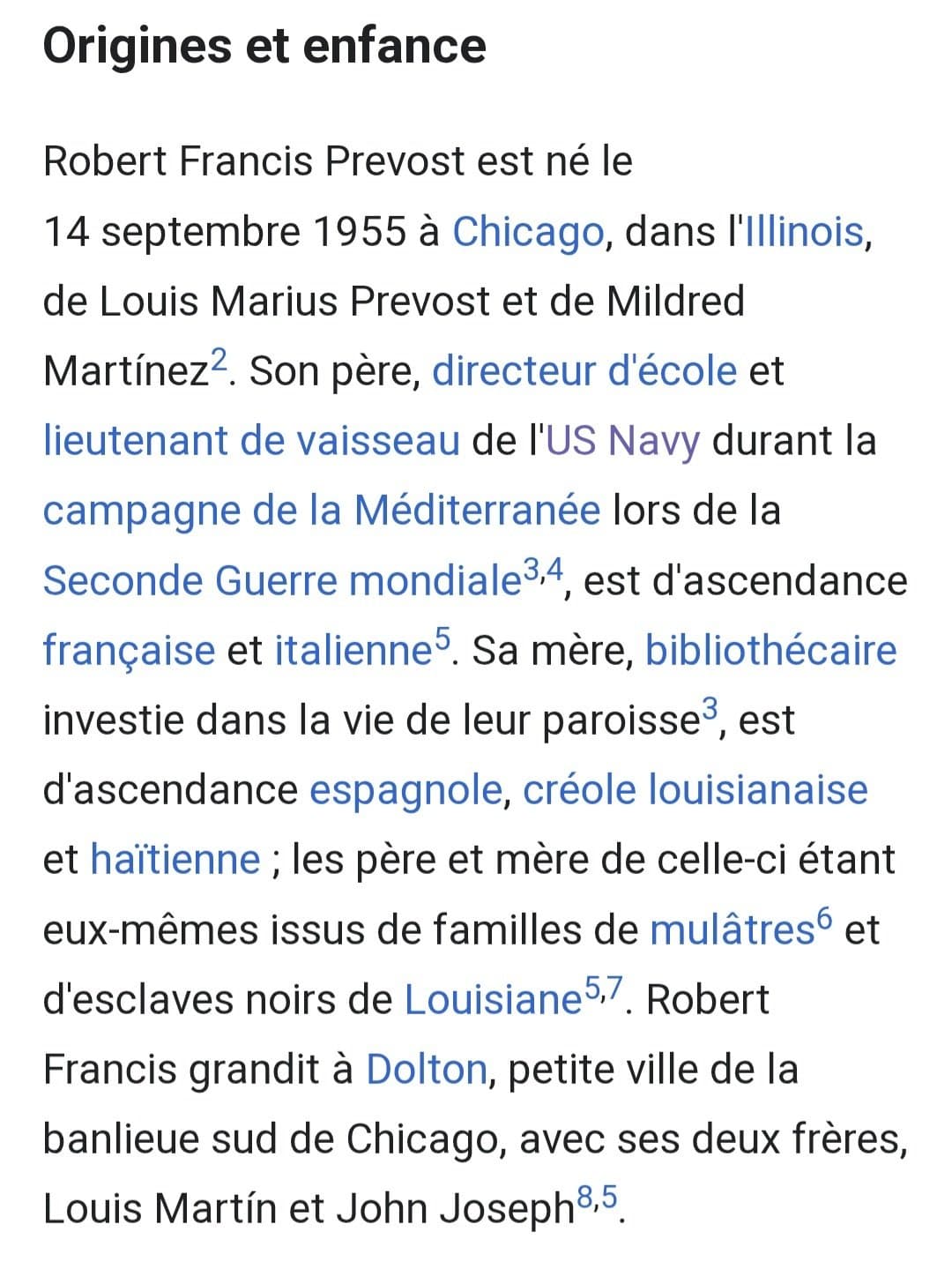 Le nouveau PAPE est en partie d'ascendance NOIR