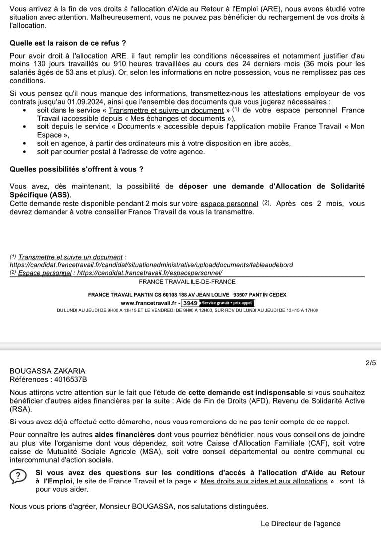 Pôle emploi QUI VIENT DE M’ENCULER À SEC !