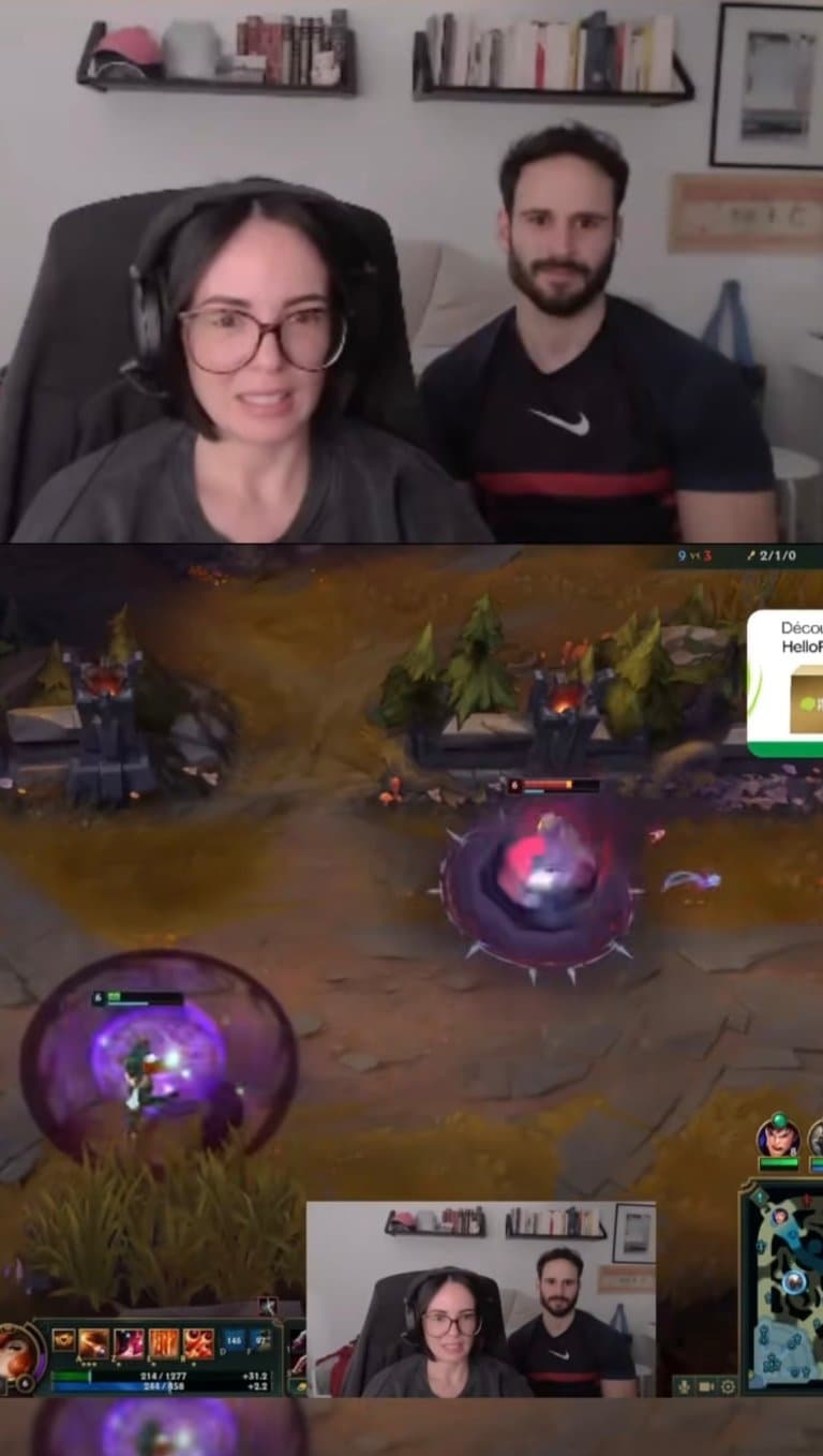 Agathe Auproux qui feed sur lol