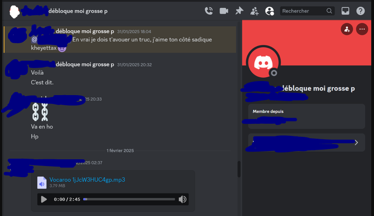 CE MALAISE ambulant qui me MP discord depuis plus de 6 mois ....