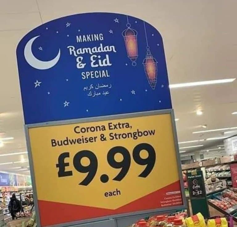 [insolite] Ce supermarché vend de la biere au rayon RAMADAN